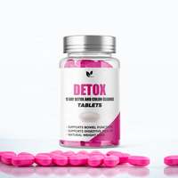 Comprimés personnalisés de nettoyage digestif avancé pilules de désintoxication de nettoyage du côlon comprimés pour le nettoyage naturel et la désintoxication
