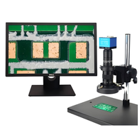BAXIT High Precision 4K Digital Video Microscope Auto Focus IP53 External Display Support for Industrial Mobile Repair