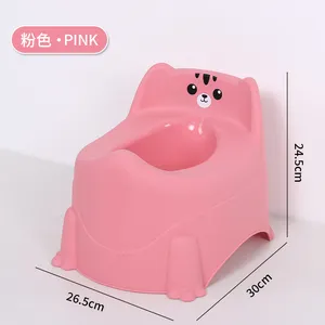 Baby Potty Trainer Latest Design Cartoon Cat Baby Toilets Seat PP Portable Baby Potty Chair