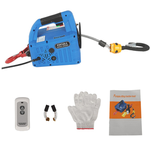 Hot Selling Newest <strong>Mini</strong> <strong>Electric</strong> Wire Rope <strong>Hoist</strong> with Forged Hook 0.5 <strong>Ton</strong> Capacity Remote Control for Retail &amp; Hotels - Product Image 5