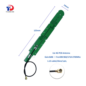 <span class=keywords><strong>Antena</strong></span> Interna Flexible Adhesiva MHF4 Ufl Desmontada <span class=keywords><strong>de</strong></span> Alta Ganancia 8dBi Gsm WiFi Lte 4G 5G FPC PCB - Product Image 6