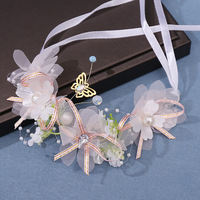 Diadème de mariée en cristal fait à la main, élégante couronne de poudre pour femmes et enfants, accessoires de mariage avec des perles