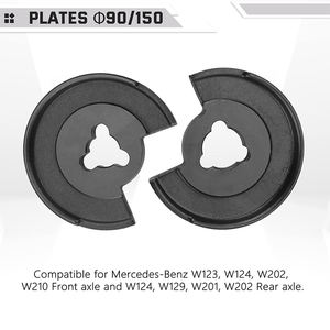 Compresor de resorte de suspensión de 5 piezas, herramientas de reparación de ejes, acero chapado en cadmio, Compatible con <span class=keywords><strong>Mercedes</strong></span> Benz - Product Image 3