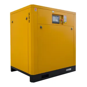 22KW Permanent Magnet Variable Frequency Screw Air Compressor Industrial Use Pressure Maintenance Valve Oil And Gas Separator