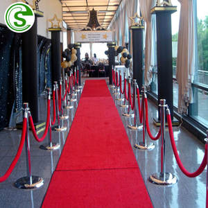Vendita calda lobby montanti in ottone <span class=keywords><strong>post</strong></span> corda di velluto rosso controllo della folla <span class=keywords><strong>stanchion</strong></span> vip - Product Image 3