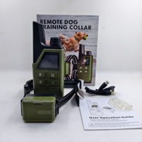 Wasserdichtes Wiederaufladbares Anti-Bell Haustier-Trainingsgerät mit Großer Reichweite Fernbedienung 3 Trainingsmodi Elektrisches Hundetrainingshalsband