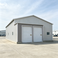 Unités de stockage modernes en structure acier préfabriquée, bâtiments modulaires personnalisables pour bureaux et entrepôts, haute résistance