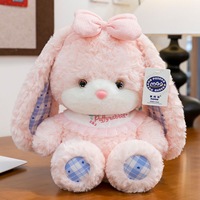 Peluches Lapins Personnalisées de Haute Qualité, Jouets en Peluche Super Doux en Coton PP de 8 Pouces pour Machine à Griffes