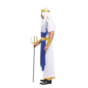 2023 festa <span class=keywords><strong>di</strong></span> Halloween Cosplay Costume Poseidon il <span class=keywords><strong>dio</strong></span> del mare vestito vestiti da uomo fantasia Costume da adulto - Product Image 4