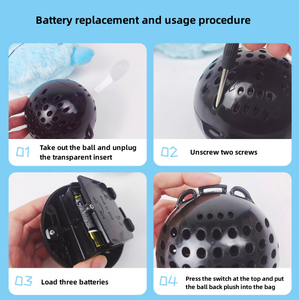 Wholesale Dog <strong>Toy</strong> Electric Bouncing Ball <strong>Vibrating</strong> Vocalizing <strong>Plush</strong> Dog <strong>Toy</strong> - Product Image 5