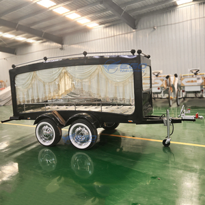 Nuevo Modelo de Carruaje Eléctrico para Caballos, Coche Fúnebre de Acero con Remolque para Ataúd, Vehículo para Servicios Fúnebres Tirado por Caballos - Product Image 3