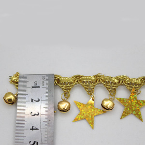 Sequin Tassel <span class=keywords><strong>Fringe</strong></span> Trim Ren Cho Khiêu Vũ Ăn Mặc Quần Áo Bạc Vàng Bện Trang Trí Ribbon DIY May Phụ Kiện - Product Image 4