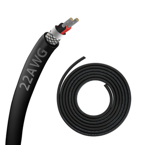 สายไฟ CNC รุ่น Zhong Hua Jiang 22AWG 22/2 UL2464 ขนาด 2 แกน 2 คอร์ ป้องกันสัญญาณรบกวน สำหรับเครื่อง CNC Router - Product Image 1