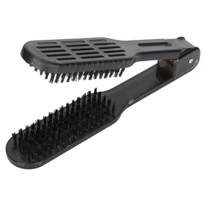 Straightening Hair <b>Brush</b> Hair Straightener Professional V - Shaped Comb Clip Comb Hair Cutting Tools - Product Image 6