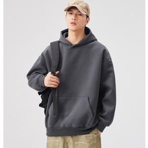 Sudadera con Capucha Extra Grande de Alta Calidad para Hombre, Unisex, con Estampado Personalizado, para Otoño, 310 g/m², Felpa, 50% Algodón, 50% Poliéster - Product Image 1