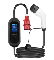 Chargeur EV portable OEM ODM 16A 32A 3.5KW 7KW GBT Type 1 Type 2 avec prises EU UK AU pour Tesla et véhicules électriques domestiques