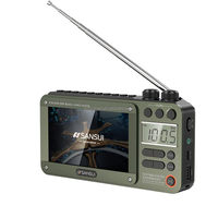 Haut-parleur portable F50 avec affichage vidéo, double lecteur de carte TF, lecteur MP4, lecteur de livres électroniques, radio FM sans fil, subwoofer Hi-Fi