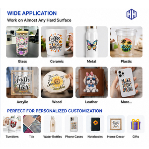 Suministro al por Mayor de Envolturas para Vasos DTF UV de 16 oz, Holográficas para Decoración del Hogar, Adhesivos Fáciles de Transferir, Resistentes a los Arañazos, Colores Vibrantes en 3D - Product Image 3
