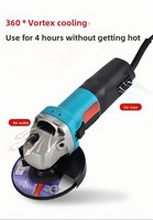 Meuleuse d'angle filaire de 125 mm, 11000 tr/min, moteur en cuivre, meuleuse électrique robuste pour la découpe, le meulage et le polissage des métaux