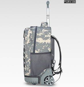 <span class=keywords><strong>Sac</strong></span> à dos d'école pour étudiants, <span class=keywords><strong>sac</strong></span> à <span class=keywords><strong>roulettes</strong></span> pour <span class=keywords><strong>trekking</strong></span>, <span class=keywords><strong>sac</strong></span> pour ordinateur portable, <span class=keywords><strong>sac</strong></span> camouflage avec chariot intégré - Product Image 6