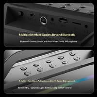 Machine de karaoké tout-en-un pour la maison avec Bluetooth 5.4, double micro et OTG, suppression vocale à une touche pour le streaming en direct
