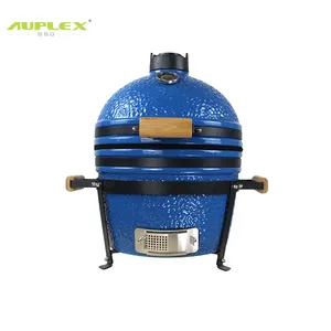 Auplex Customized 16 Inch Tabletop Barbecue Grill Outdoor Built In BBQ Charcoal Kamado Grill