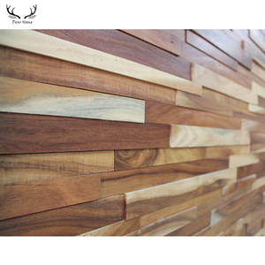 3d papier peint en bois 3 d bois panneau mural salle de bain panneaux de revêtement mural - Product Image 3