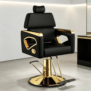 Fauteuil de Barbier Rose pour Salon de Coiffure et de Beauté - Mobilier Professionnel en Gros pour Salons - Product Image 1