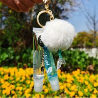 Gloss à lèvres liquide minéral waterproof pour marques privées, fournisseur Jingying, avec porte-clés