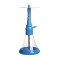 Chicha en acrylique au design unique, en promotion directe usine, avec tuyau en silicone simple de haute qualité, ensemble complet avec bol en silicone et gestion de la chaleur