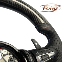 Volant en fibre de carbone pour BMW F01, F02, F10, F20, F30, F32, F80, F82, E90, E91, E92, E93, E70, E71, E72, E53