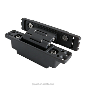 Charnières de porte invisibles réglables 2D à <span class=keywords><strong>fermeture</strong></span> amortie, à rainure simple, en alliage de zinc, capacité 70 kg, pour portes intérieures et portes de villa, ouverture 115 mm ° - Product Image 3