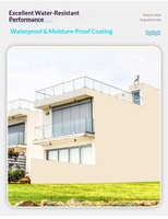 Peinture extérieure au latex liquide, revêtement coloré, écologique, résistant au soleil, aux intempéries, aux moisissures et à l'humidité