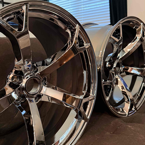 Jantes forgées Triple Chrome Nismo V1 19x9.5 19x10.5 5x114.3 à rebord profond pour Infiniti Q50 Q60 G37 <span class=keywords><strong>Nissan</strong></span> 370Z 350Z Q50 Q60 G37 - Product Image 3