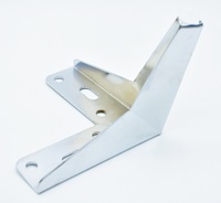 Großhandel dekorative moderne 100mm Metall Schlafs ofa Chrom Beine für den Ersatz