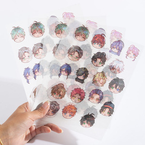 Pegatinas personalizadas de dibujos animados de beso, pegatinas autoadhesivas de impresión de logotipo con sus propios diseños para negocios - Product Image 4