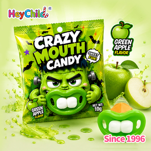 Dulces al por mayor con etiqueta privada personalizada, dulces de Halloween con forma de dientes de vampiro, <span class=keywords><strong>sabor</strong></span> a frutas mixtas, anillo de caramelo para llevar, para fiestas infantiles - Product Image 4