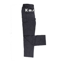 Uniforme tactique unisexe KMS prêt à être expédié, noir, tissé, respirant, anti-déchirure, pour la sécurité extérieure, la chasse et l'entraînement