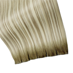 Fabbrica di Qingdao nuovo arrivo vergine grezzo doppio disegnato <span class=keywords><strong>capelli</strong></span> brasiliani russi per geniale trama invisibile senza ritorno della donna bianca - Product Image 4