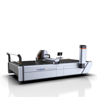 Máquina de corte digital CNC Dr. Bang para tela textil a rayas, tela para sombrillas y estores cebra con alimentación automática por rodillo
