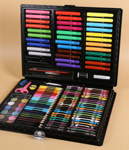 Customized Wholesale Plastic Back to School School Kit Supplies and <b>Office</b> Items Painting <b>Set</b> with Color Box for Students - Product Image 5