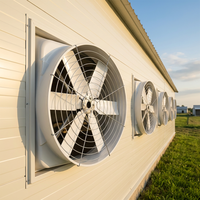 Ventilateur d'évacuation conique en PRV JTX-F1060 de 1060 mm, mural, en fibre de verre, pour poulailler, entrepôt, ferme d'élevage
