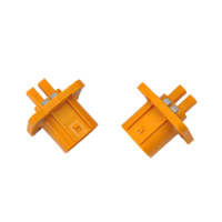 Ampère 2 voies Heavy Duty Panel Mount Housing Header 250A HVA280 EV Connecteur Socket 2103124-1 avec contacts en cuivre Matériau en nylon