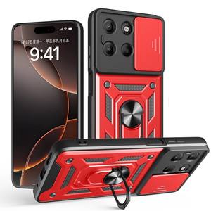 A prueba de golpes con soporte de anillo, funda trasera, funda protectora para teléfono móvil para Motorola <span class=keywords><strong>Moto</strong></span> G15 G05 G54 G85 - Product Image 1