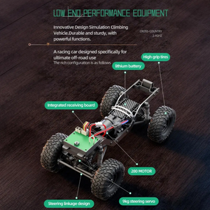 HB R1610 R1611 R1612 Camionnette RC 2.4G 1:16 Véhicule Tout-Terrain 4x4 Voiture d'Escalade Haute Vitesse Modèle Jouet Lumineux Télécommandé - Product Image 6