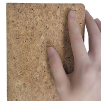 Porta Menús Continuo de Corcho Natural Personalizable para Restaurante, Cafetería, Bar, Carpeta para Menús