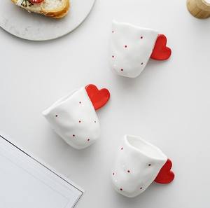 Taza de Café de Cerámica Vintage, Taza de Café de Lujo, Juego de Tazas de Café Turco de Cerámica, Canecas de Porcelana, Taza de Cerámica, 2 Piezas - Product Image 2