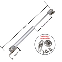 Amortisseur hydraulique pour porte d'armoire, tige télescopique pneumatique, support de rabat supérieur, fermeture douce, moderne, réglable pour cuisine et salle de bain