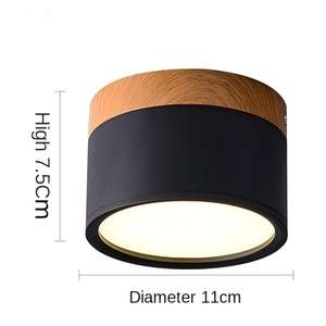 Lámpara de Techo LED Ultradelgada Estilo Nórdico Macaron, IP65, Regulable, 7W/12W/15W, Tres Colores, Moderna, para Hogar y Oficina - Product Image 1