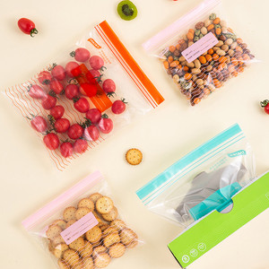 Food Storage Plastic Storage Bag Plastic Reusable Food Storage Bags Durable BPA Free Plastic Sandwich Bags Freezer Zip Lock Bags Food Storage